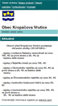 Mobile Screenshot of kropacovavrutice.cz